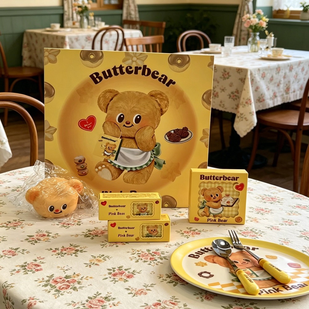 Pink Bear × Butterbear: A Cozy Hug in Every Box