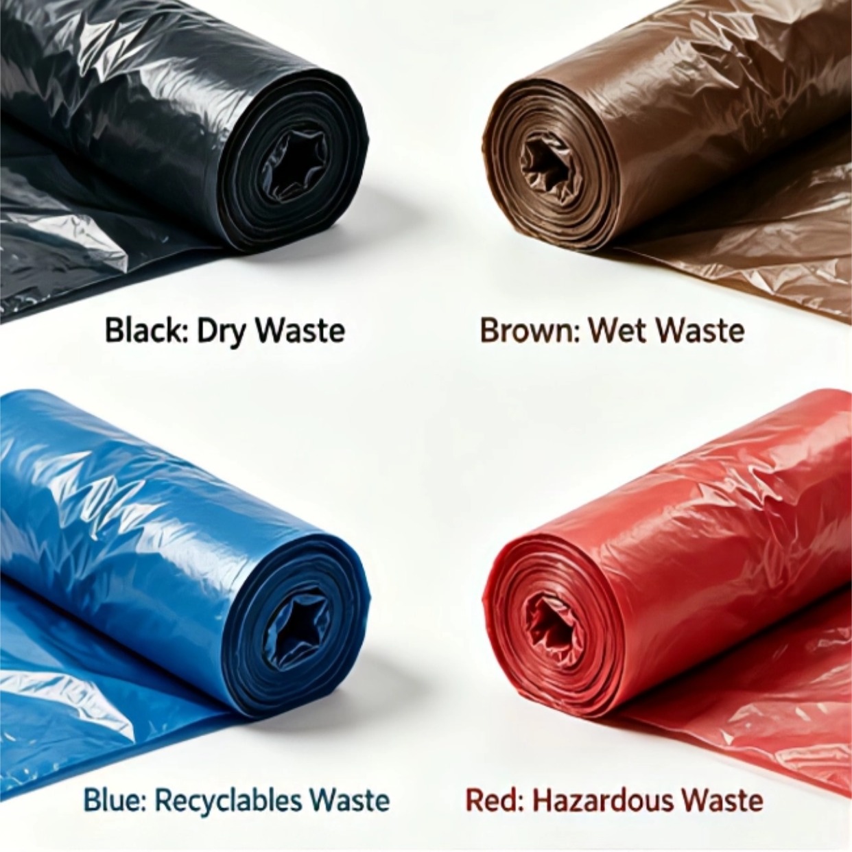 4-Color Garbage Bag